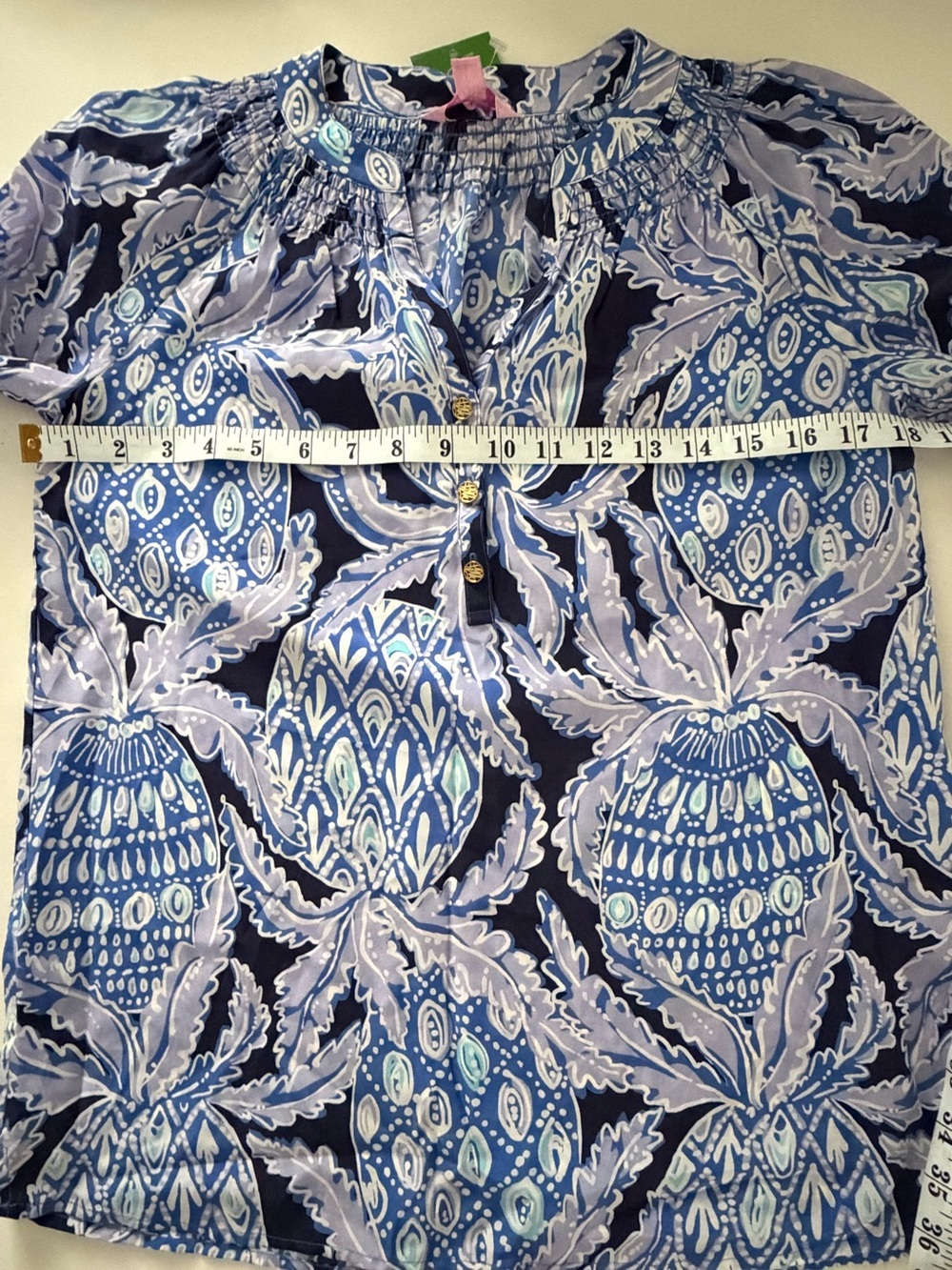 Lilly Pulitzer Elsa Silk Blouse Size XXS - Picture 5 of 7